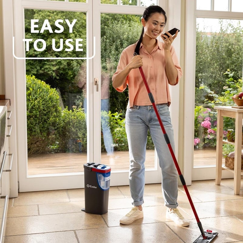 o cedar Genuine H2prO Mop Pad (Pack of 1) | Machine Washable | Reusable Refill | Microfiber Mop Head Replacement | Removes 99% of Bacteria - Image 4
